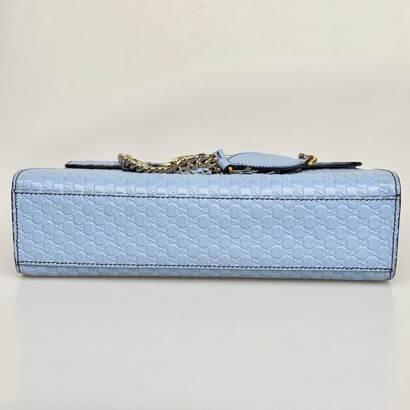 Pre-Owned Gucci GG Microguccissima leather Medium Emily Chain Shoulder Bag - Picture 11 of 14